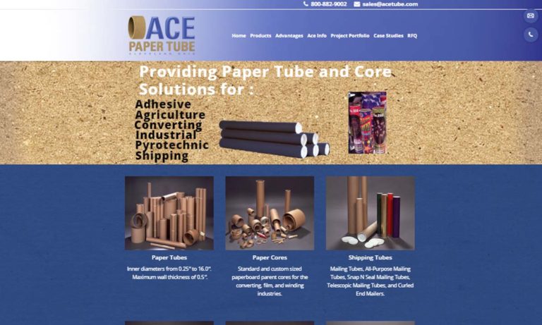 Paper, Cones, Tubes, EdgeProtectors, Composite Cans, Cores